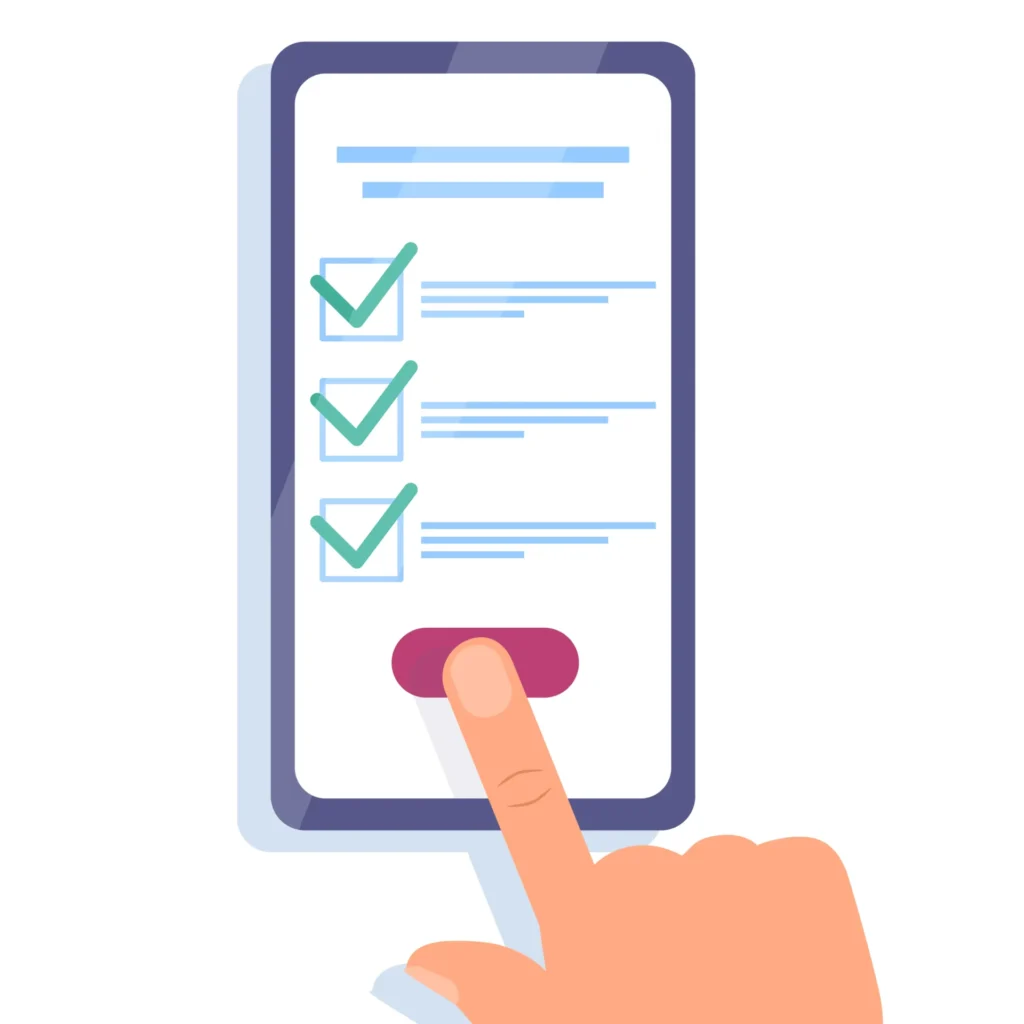Envio de aplicação e documentos